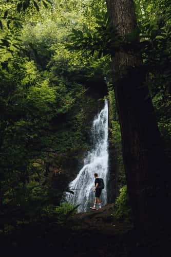 Tsablnari Waterfall, Georgia
