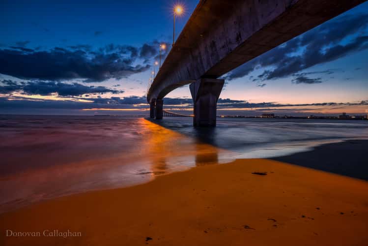 Under the bridge Île de Ré