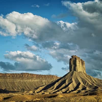 Ute Mountain Chimney Rock {Jackson Butte}, USA