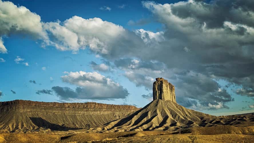 Ute Mountain Chimney Rock {Jackson Butte}