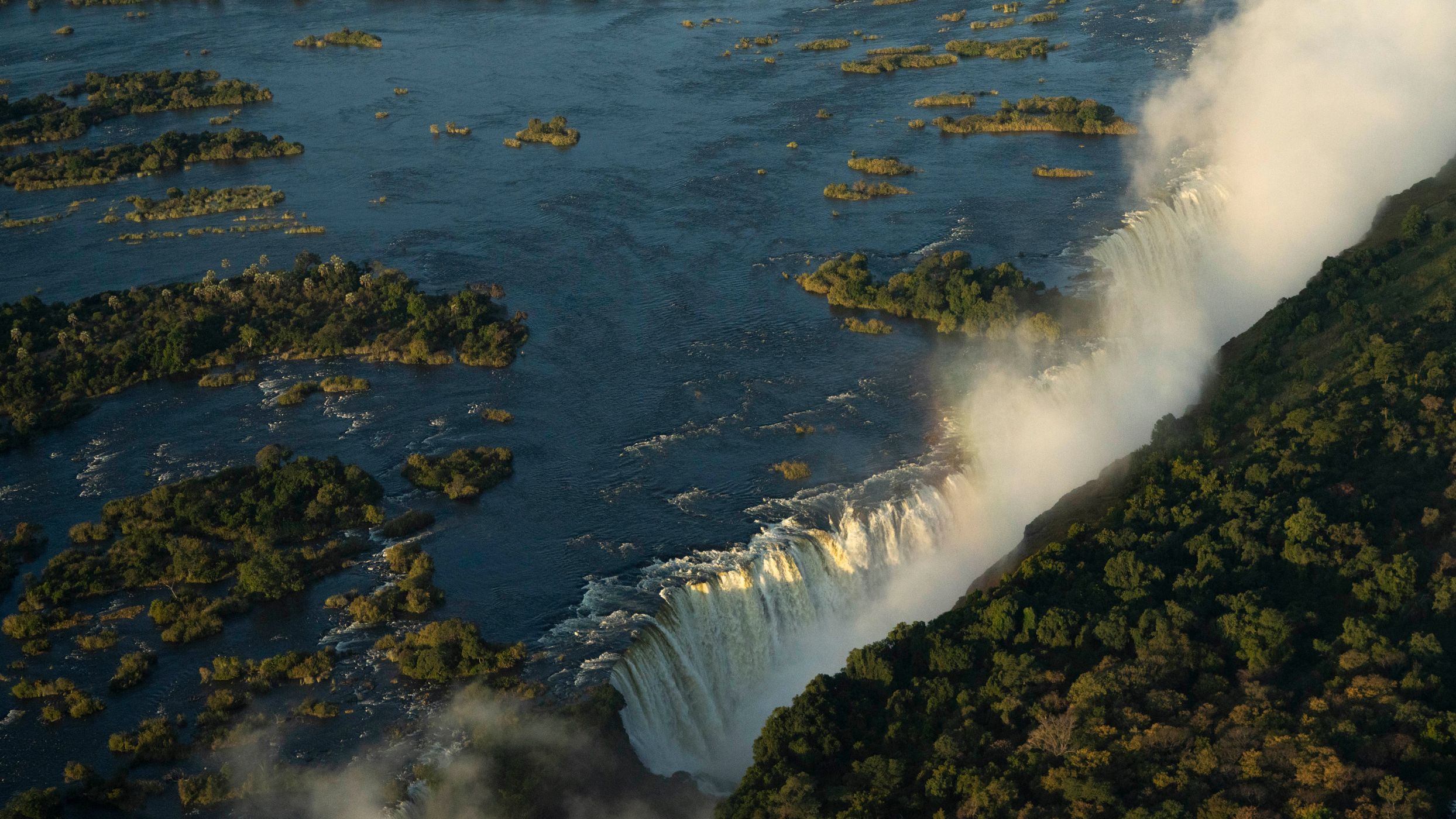Victoria Falls by Helico, Zambia