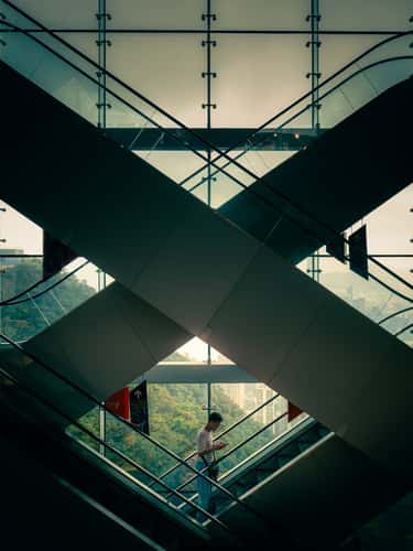 Victoria Peak Escalators