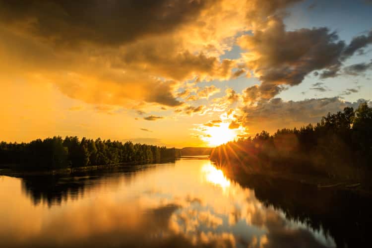 View from a Bridge near Savonranta