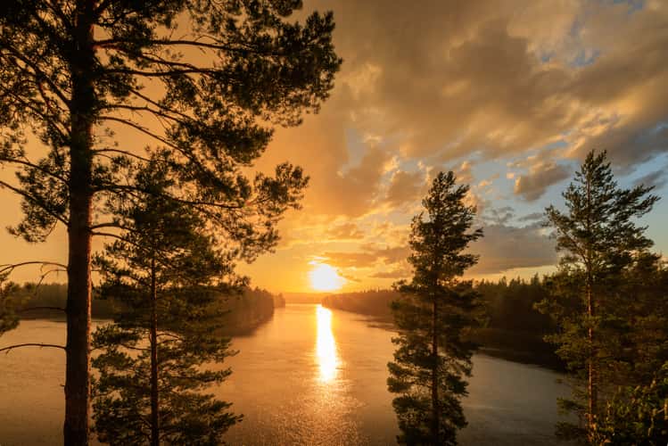 View from a Bridge near Savonranta
