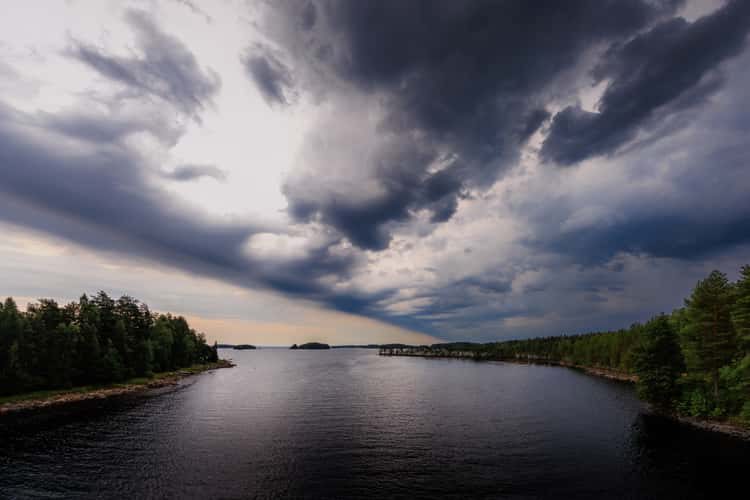 View from a Bridge near Savonranta