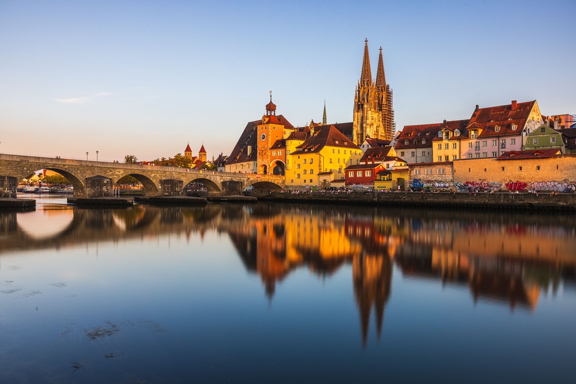 View of Regensburg, Germany