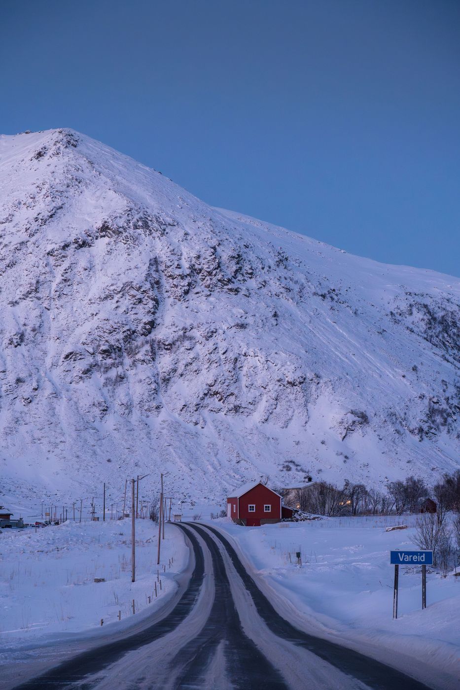 View to Moltinden, Lofoten, Norway