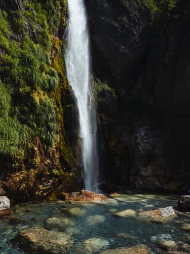 Waterfall Grunas, Theth, Albania