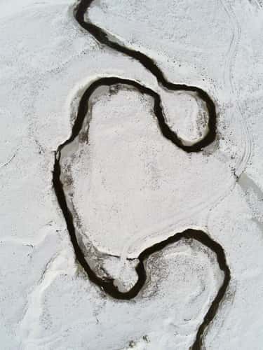 Winding river
