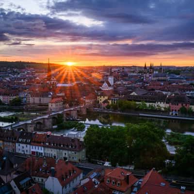 Würzburg Skyline, Germany