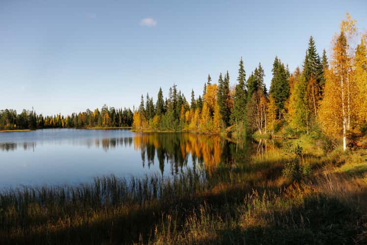 Aarnilampi Lake near Luosto