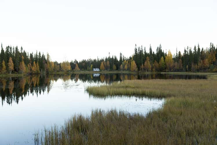 Aarnilampi Lake near Luosto