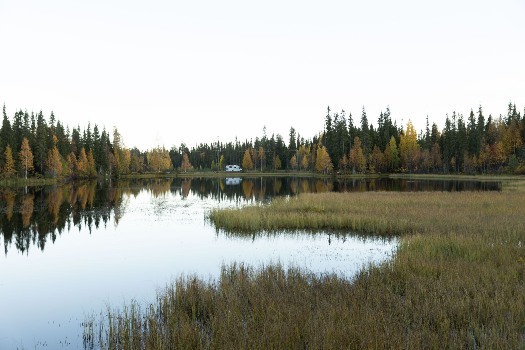 Aarnilampi Lake near Luosto, Finland