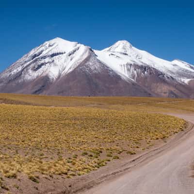 approaching Laguna Miscanti, Chile