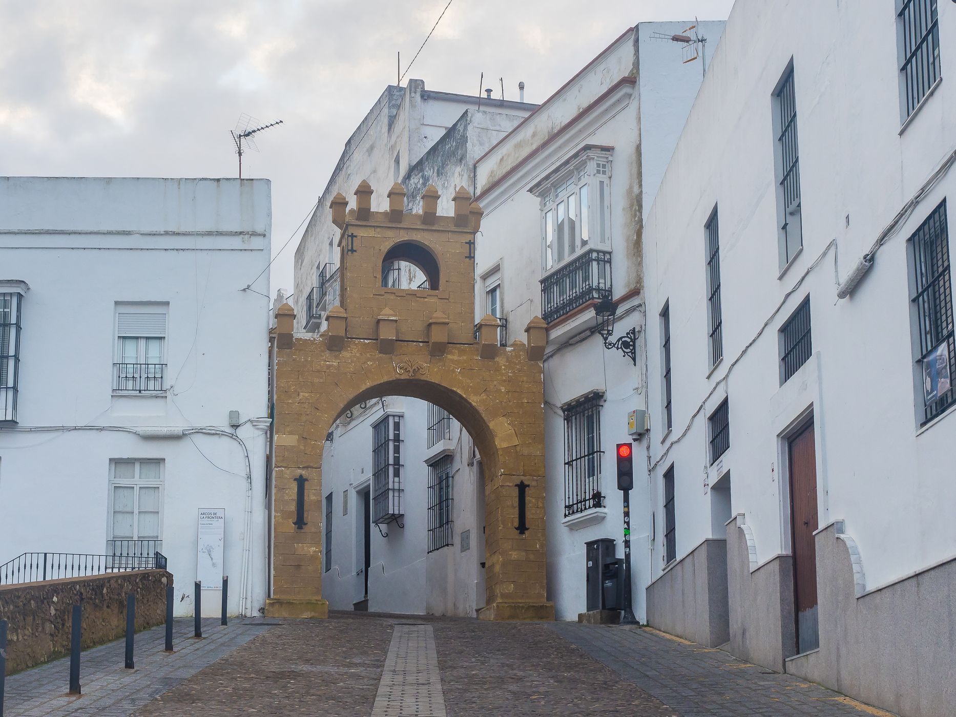 Arcos de la Frontera old town entrance, Spain