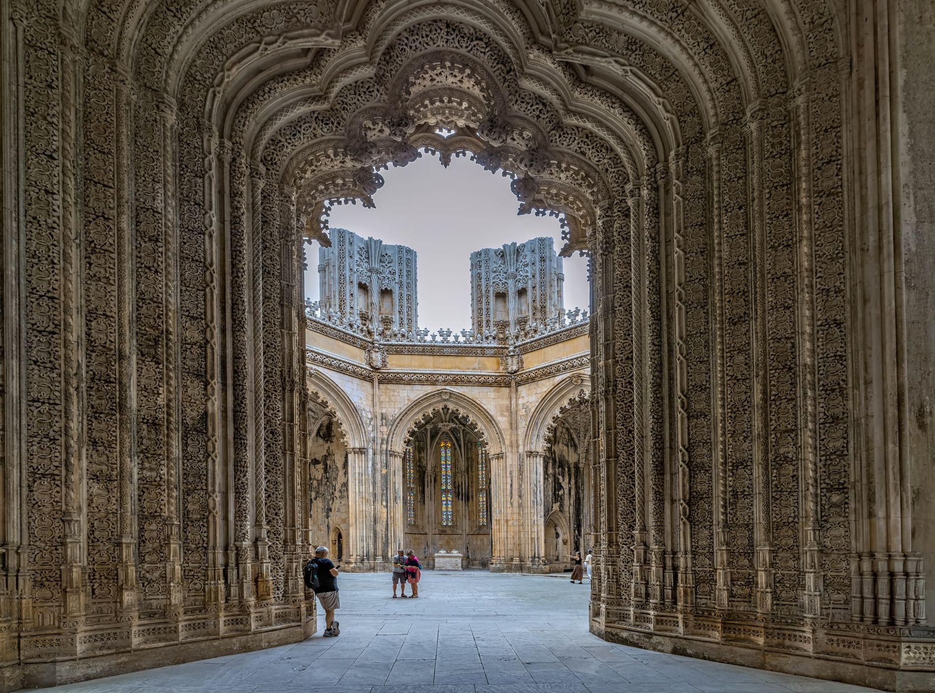 Batalha Monastery, Courtyard of the Unfinished Chapels, Portugal