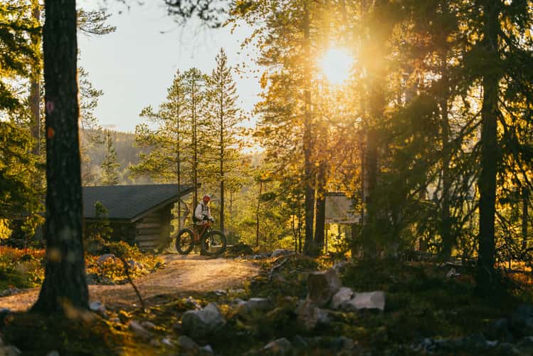 Biking trails in Pyhä-Luosto National Park