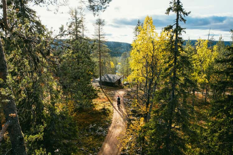 Biking trails in Pyhä-Luosto National Park