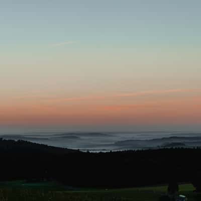 Blick Richtung Haina nach Gemünden, Germany