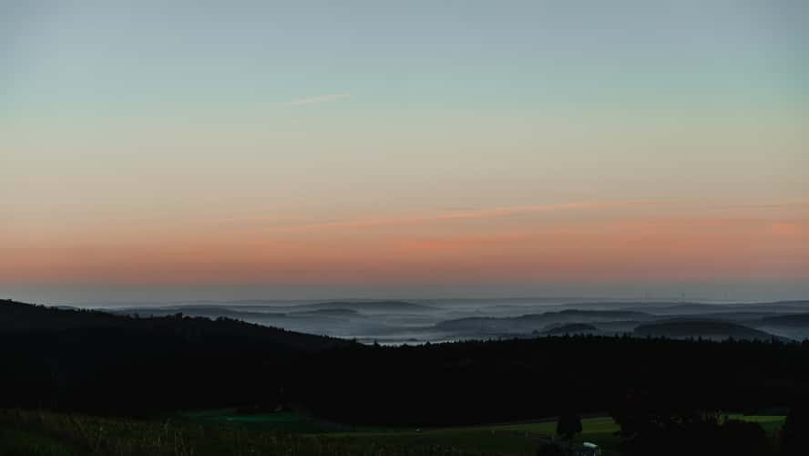 Blick Richtung Haina nach Gemünden