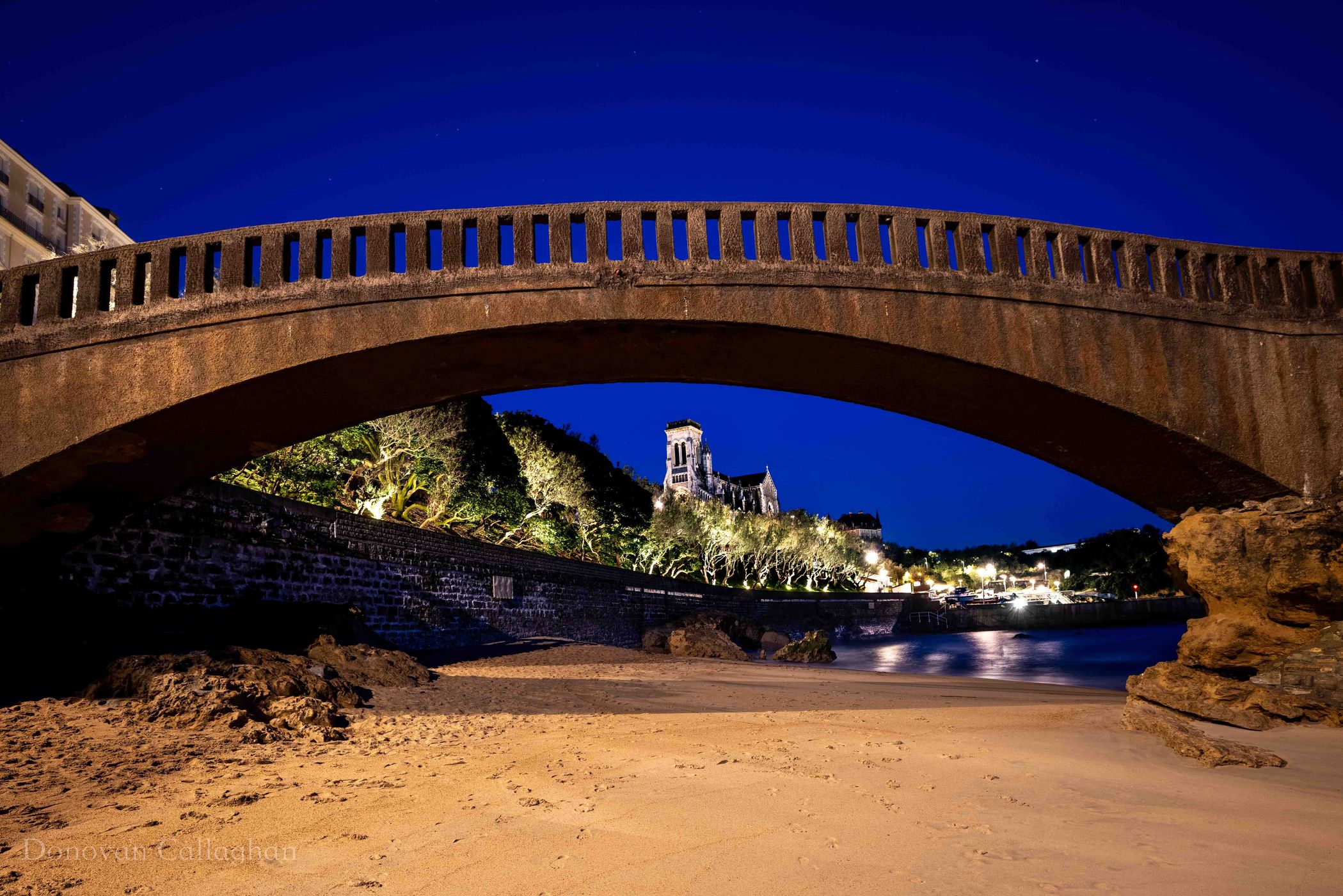 Bridge Pont du Basta, Biarritz, France