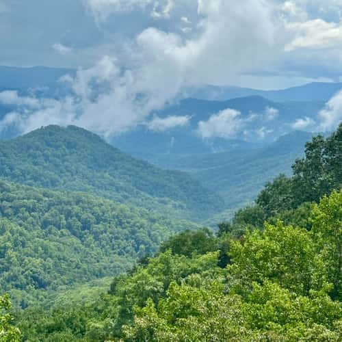 Bridge view on Cherohala Skyway