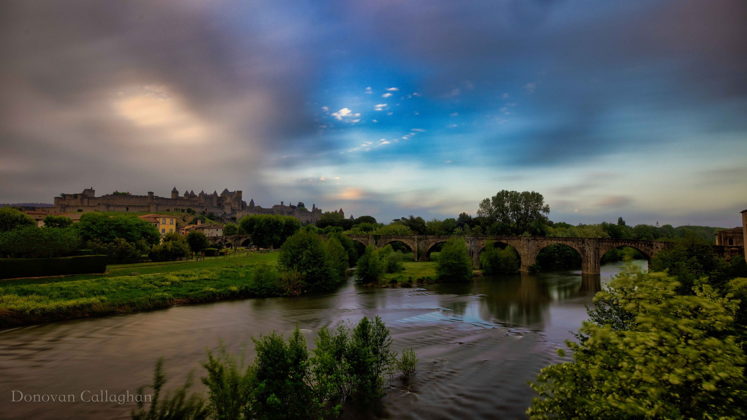 Carcassonne, Pont Neuf viewpoint, France