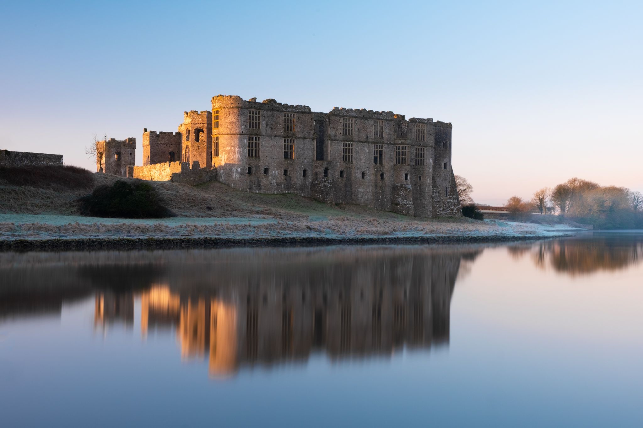 Carew Castle, Pembrokeshire, Wales, UK, United Kingdom