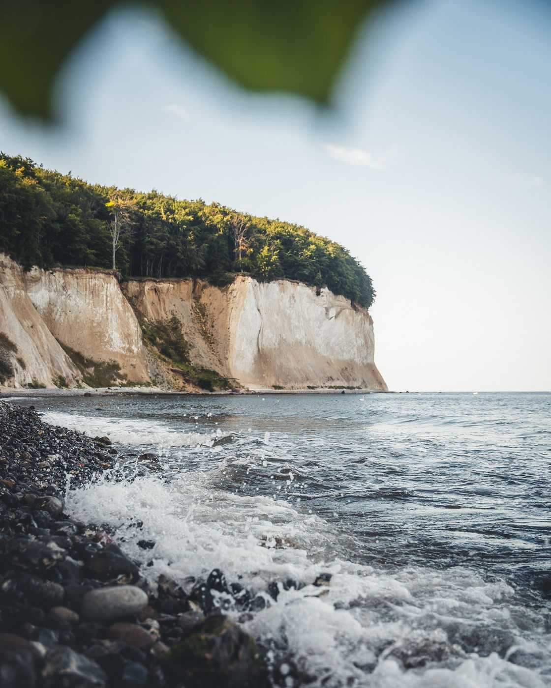 Chalk cliffs view near Piratenschlucht, Germany