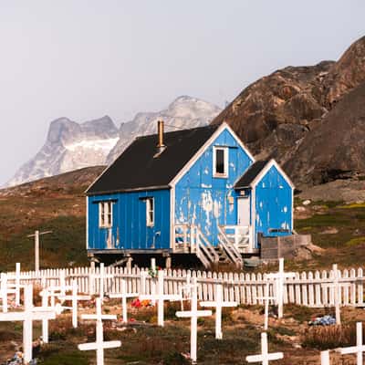 Colorful Graveyard and Colorful House, Greenland