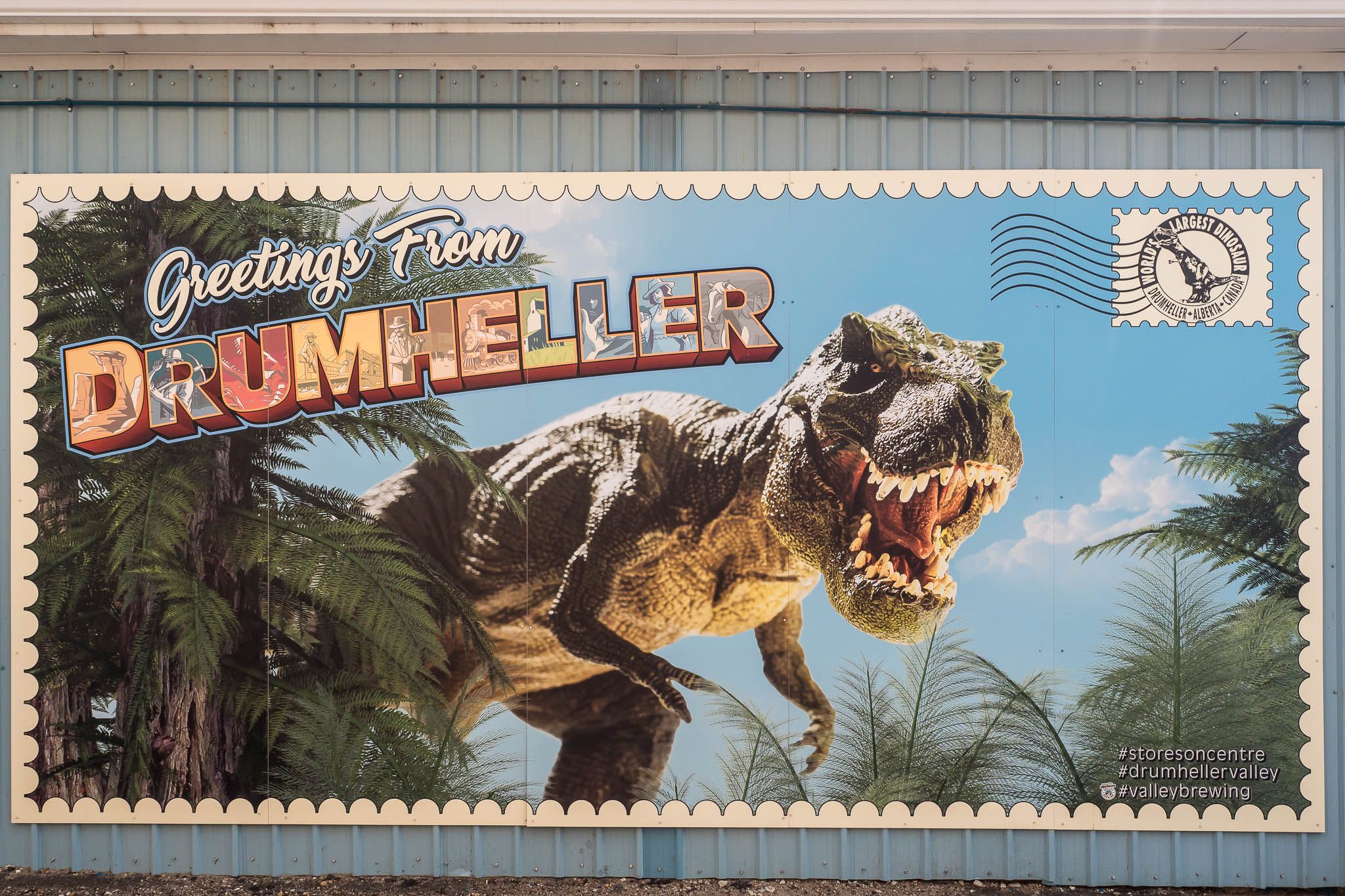 Dinosaur Capital of the World Drumheller, Canada