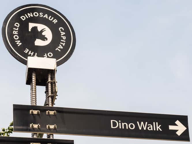 Dinosaur Capital of the World Drumheller