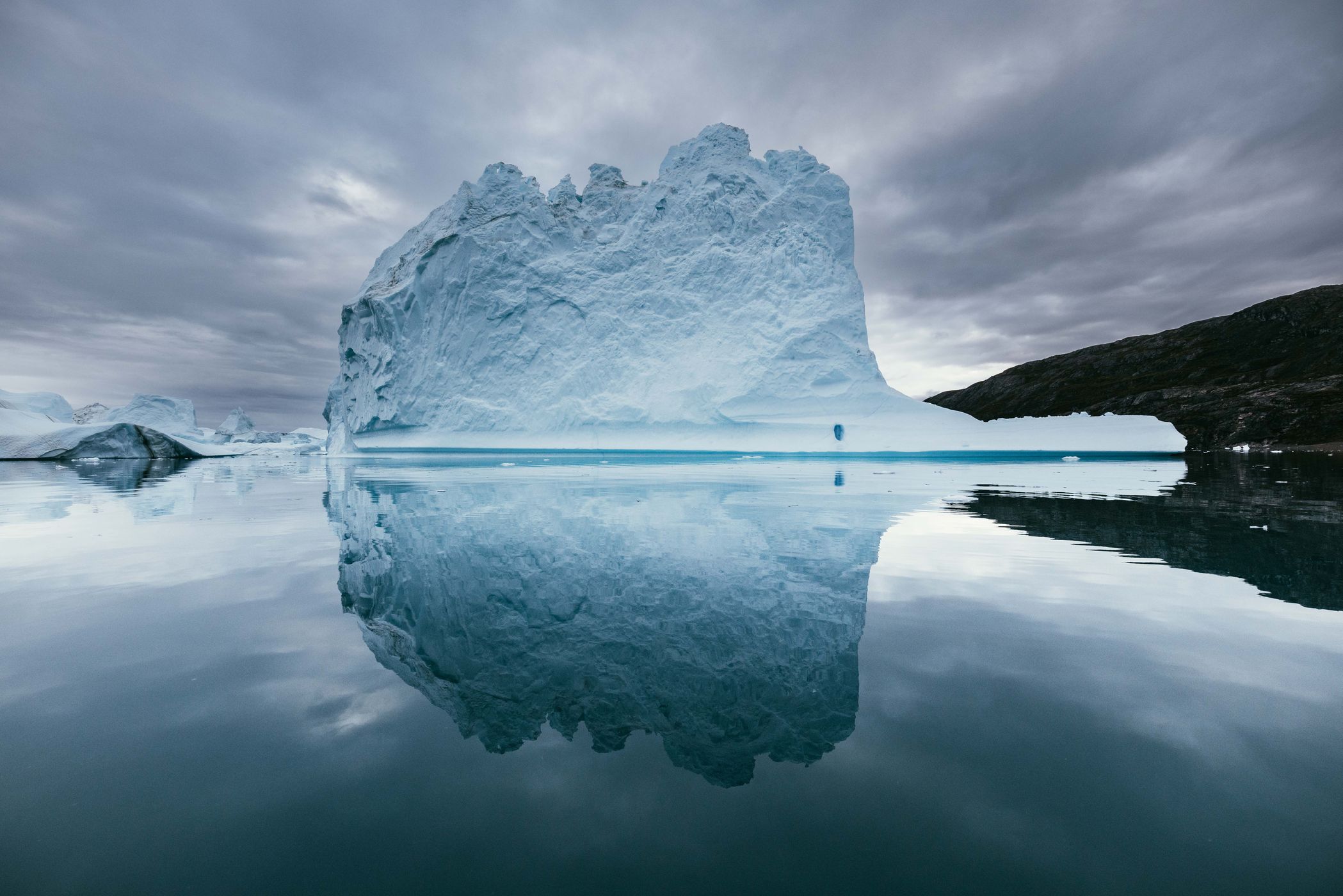 “Iceberg graveyard”, Scoresbysund, Greenland
