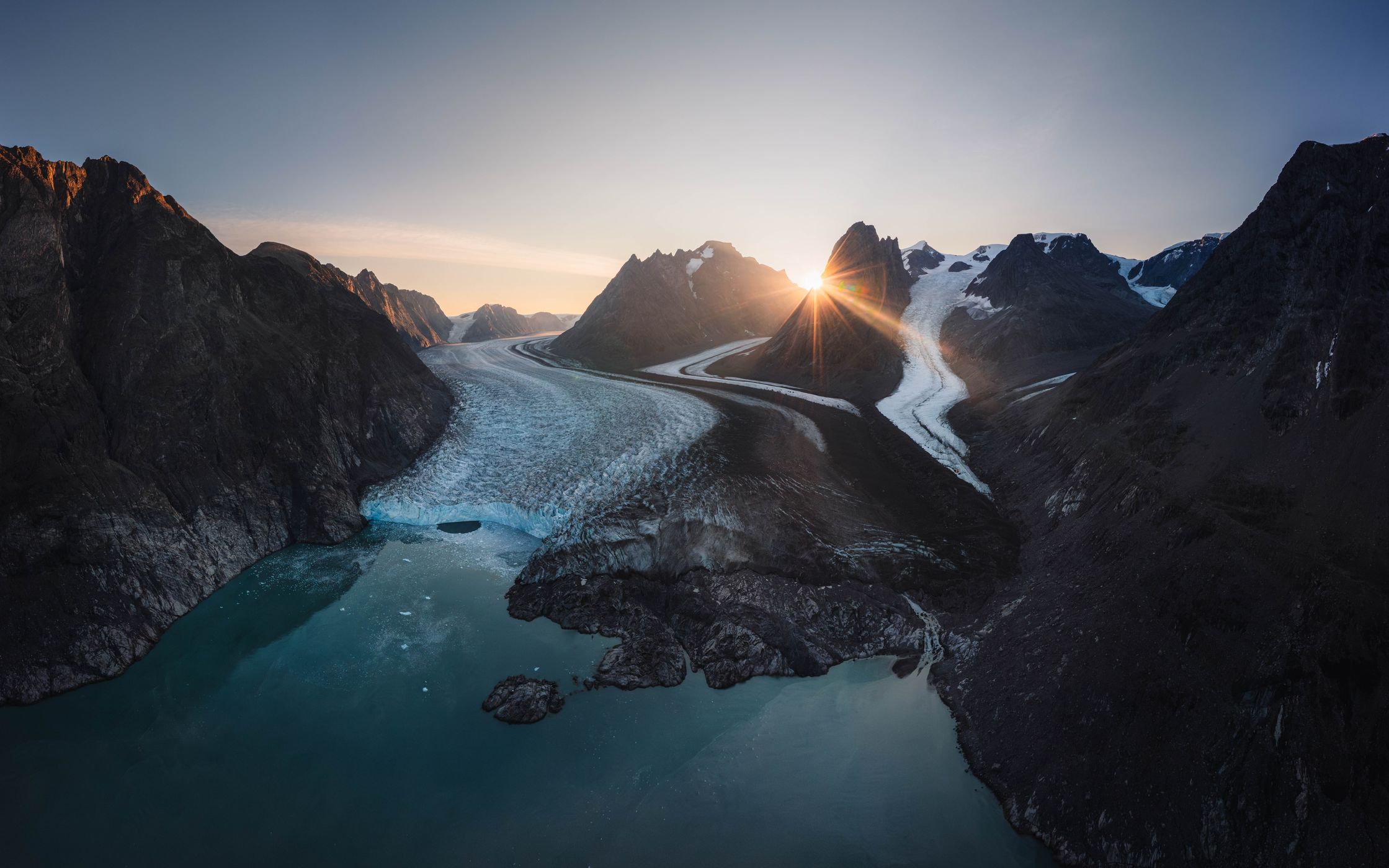 Evigheads Glacier Fjordend, Greenland