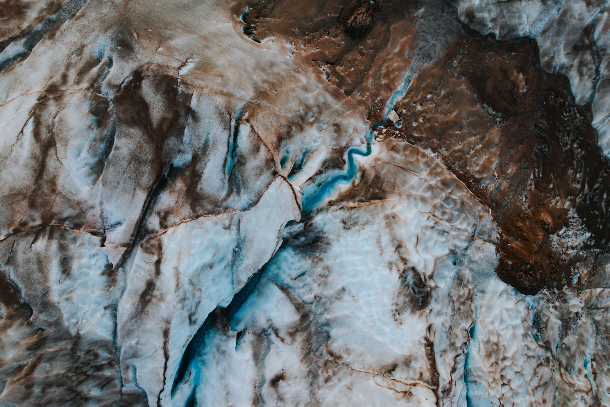 Glacier at Øjford, Scoresbysund, Greenland