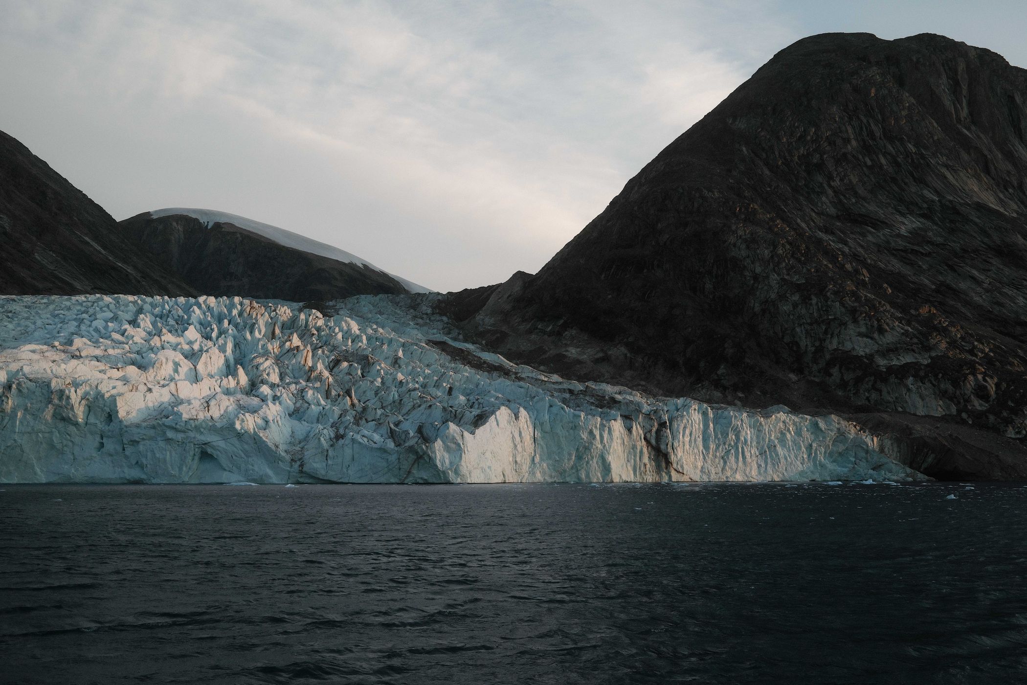 Glacier colors and details, Øjford, Scoresbysund, Greenland