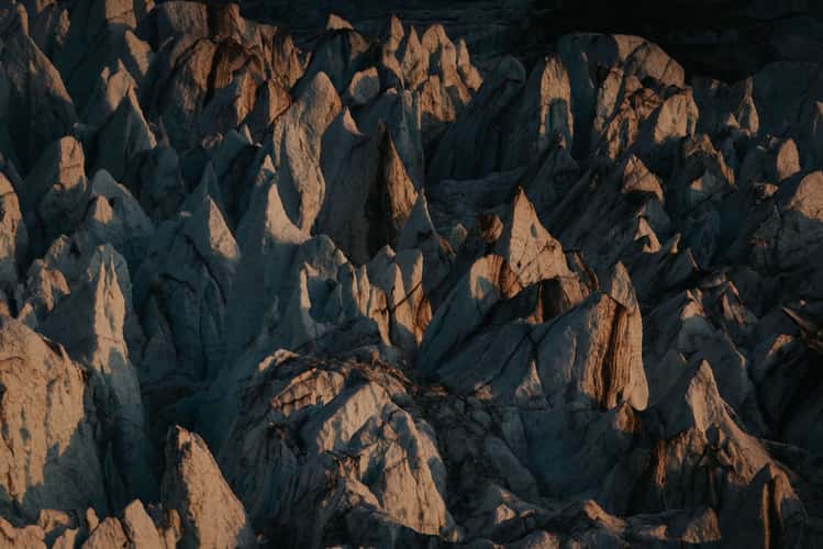 Glacier colors and details, Øjford, Scoresbysund