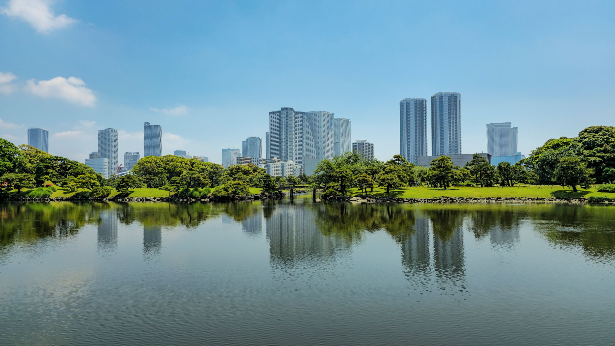 Hamarikyu Gardens, Tokyo, Japan