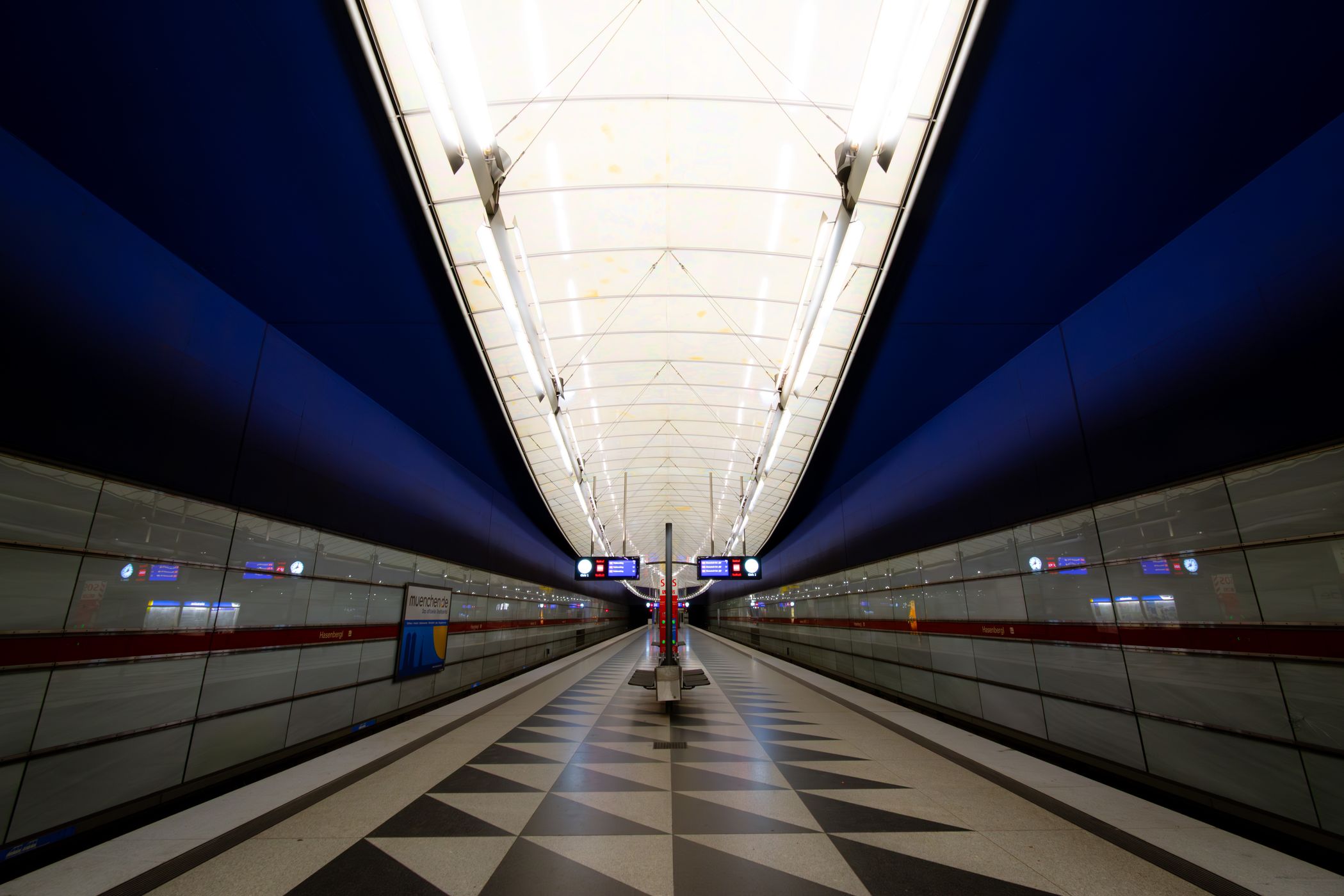 Hasenbergl U-bahn, Munich, Germany