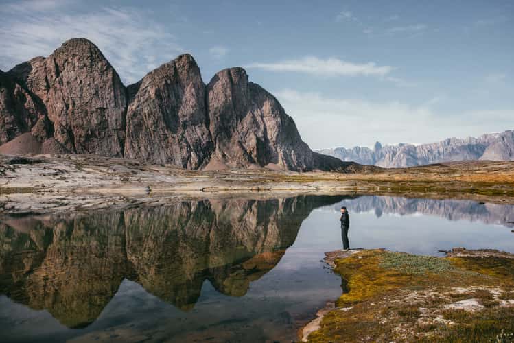 Hiking on Bear Islands, Scoresbysund