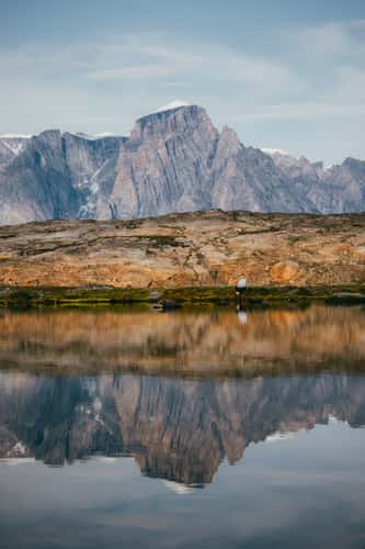 Hiking on Bear Islands, Scoresbysund