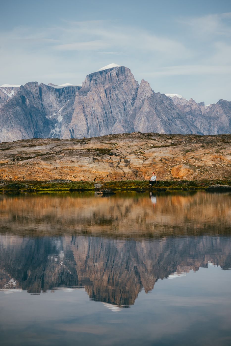 Hiking on Bear Islands, Scoresbysund, Greenland