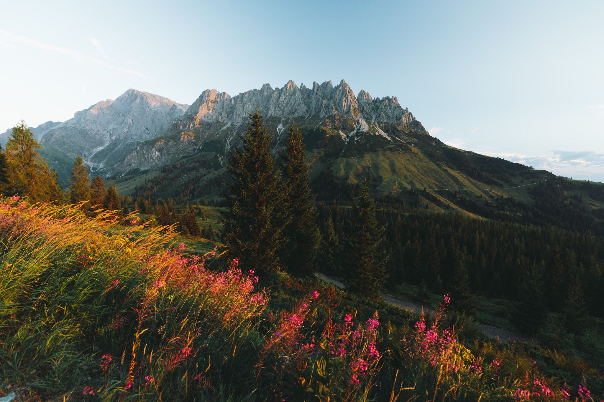 Hochkeil Trail, Mandlwände, Austria