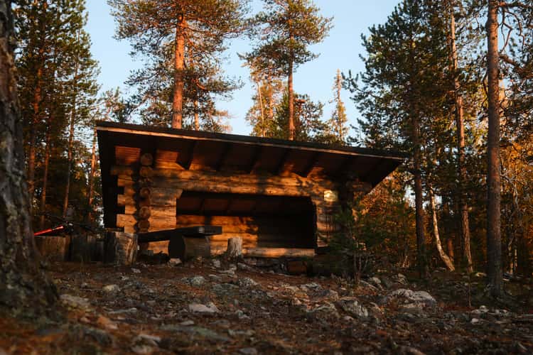 Kantapäävaara lean-to shelter, Pyhä-Luosto National Park