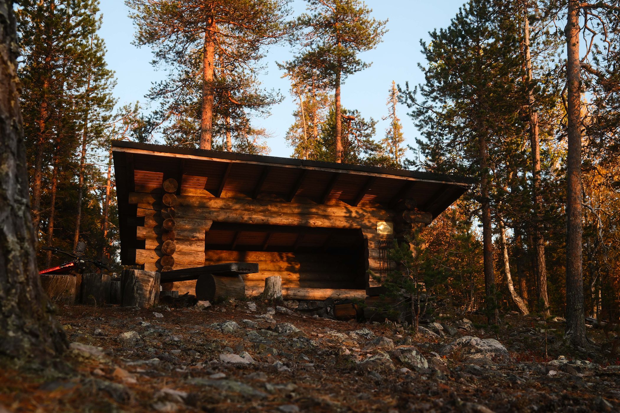 Kantapäävaara lean-to shelter, Pyhä-Luosto National Park, Finland