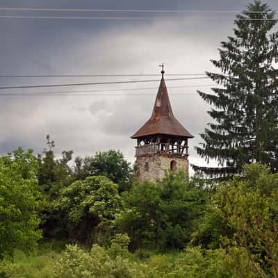 Kirchenruine Bretea Română, Romania
