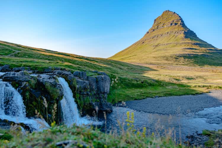 Kirkjufell Waterfall with Kirkjufell