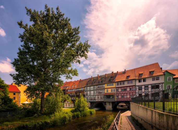 Krämerbrücke, northern side
