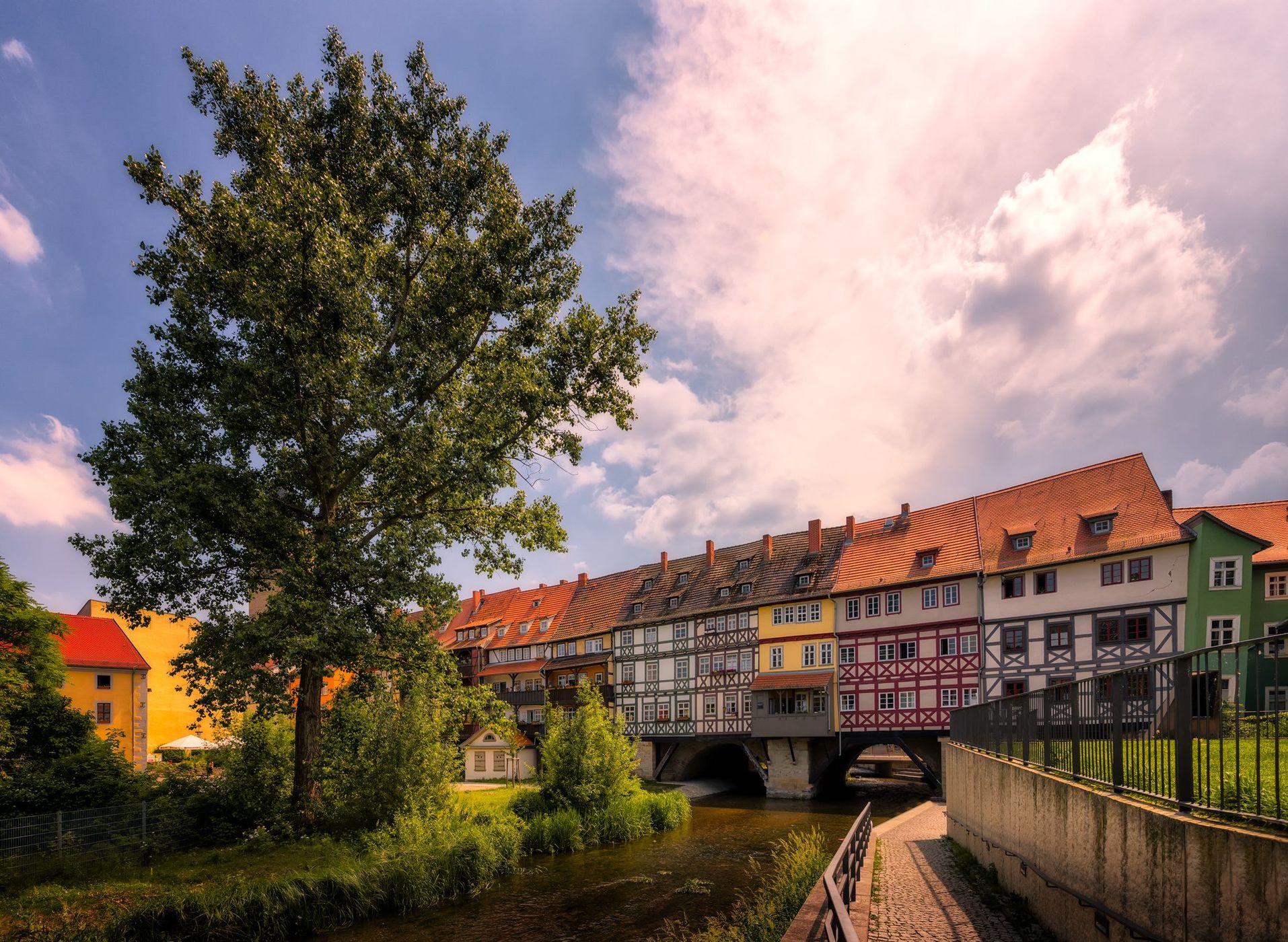 Krämerbrücke, northern side, Germany