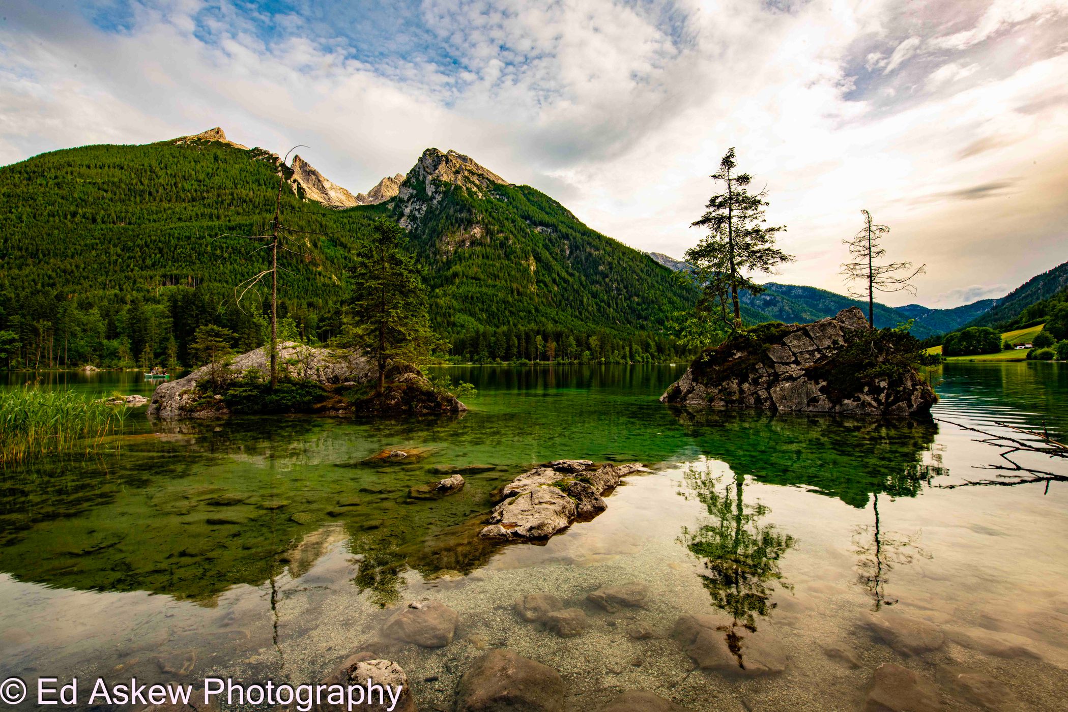 Lake Hintersee, Berchtesgadener Land, Germany